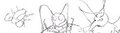 Fakemon - Groach, Palmettug, and Blattodour