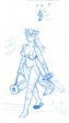 Jen at the beach  by Osprey