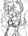 Evie the two tailed fox :D by KilaDemonDoll