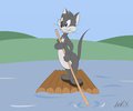 Cat on a Raft