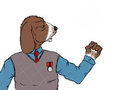 Elderly Basset by BigFurryVince