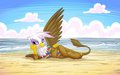 [Commission] Catbird Bikini by Xandalite