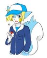 Pokemorph OC: Eddie Lance the Pachirisu (Commish by tiaamaito) by Rayfox