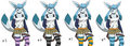 glaceon animation cell WIP