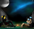 Camping by honas007