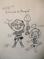 Animal Crossing girls Melody and Isabelle