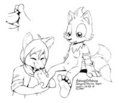 Ashura sucks Skye's toes by DrJavi