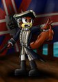 Admiral John Edwards the Squirrel by SnowyOwlKonnen