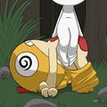 Scraggy x Ralts by HeartlessSquirrel