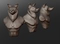 Character - Kezune by HyenaSculpt