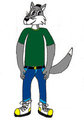 Flash Timberwolf Inked and Colored
