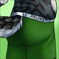 Husky butt! :D