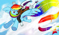 Fanart - Jamesy and Rainbow Dash by JamesCorck