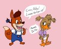 Foxy Wants A Duck Dinner!