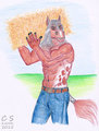 A handsome farmhand