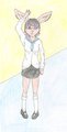 Sandra at school by Naois
