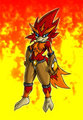 Adoptable Fire Red Gem: Isis by Viro