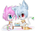 Pink Blue Birfday - By Glowy-bits