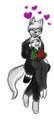Our first couple art of me and Axel <3 by glitterbabykitty