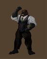 Boris, with clothes by Cyran
