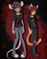 Melissa Gauss and Erika Strauss, by GothBunnyBoy