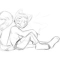 Chillin' Kendall by Spiderdasquirrel
