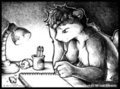 Blank paper frustrations by OokamiKemono