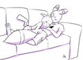 A nap with my soulmate by Firenor