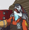 *C*_Ya got somethin' in your face, boy!