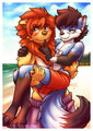 Walking in the beach~