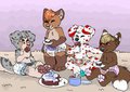 Pokemon slumber party 2/4 by meiabeau