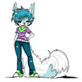 Art Trade:spazzyhusky by Demongirl1123