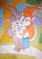 Mi hermano Pachy y yo by PokkyRedPanda
