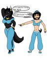 Anuket and Jasmine Digitalized by hyenafur