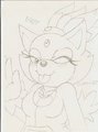 Blaze the Cat in a new style by Zodiactikaze