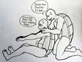 Raph.. I can't reach my toes. by TanaruToma