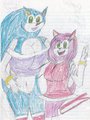 Hedgehog Girlfriends by ArtistNerdGamer