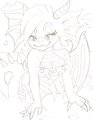 Ame the Dragon by PurplePyroHedgie