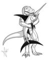 Sketchy for Raxptor 1 of 3 by amusedinsanity
