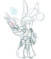 Scholar Moogle Sketch by Tiam