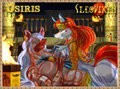 Osiris and Cleovixen by hyenafur