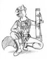 Old Art Post: Karl the East European Shepherd in SpetsNaz Un