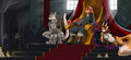 King Alecrast on his throne by DragonFU