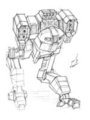 Walmart Sketch 20150705 - Jenner IIC BattleMech