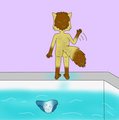 Kyle on Pool