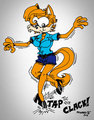 Tap dancing Fox Girl by ANDREU-T by Fusiondragon180