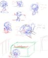 Drunk Sonic sketches