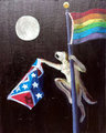 Two Flag Moon by textubs