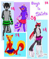 --SPECIAL-- Boys in Skirts -- 5$ ONLY