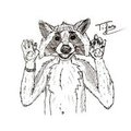Raccoon request by reptifur